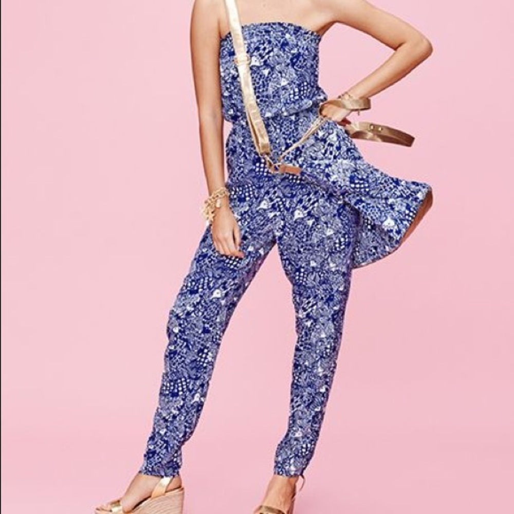 Lilly Pulitzer for target blue jumpsuit